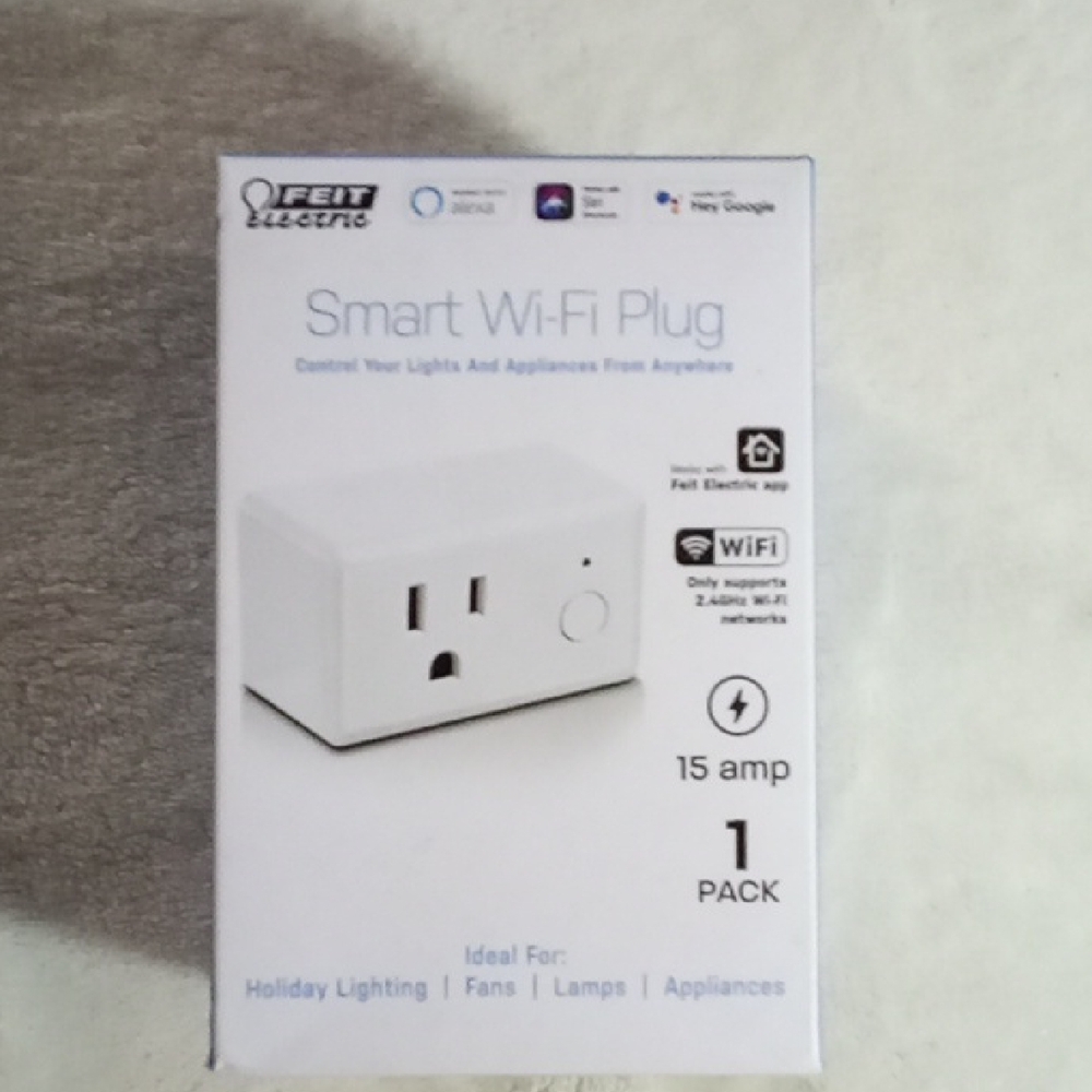 FEIT Smart Wi-Fi Plug - White